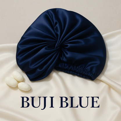 SilkShield™ Premium Sleep Bonnet – 22-Momme Silk