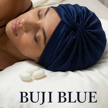 SilkShield™ Premium Sleep Bonnet – 22-Momme Silk
